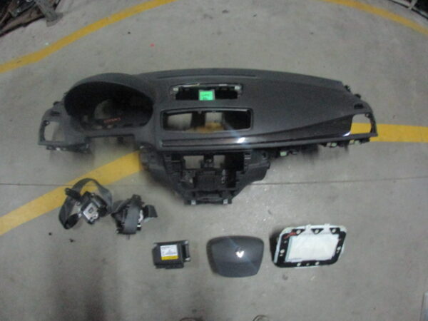 Kit Airbags RENAULT MEGANE 3 PHASE 1 2010 1.5DCI 110CV 5P PRETO PRETO