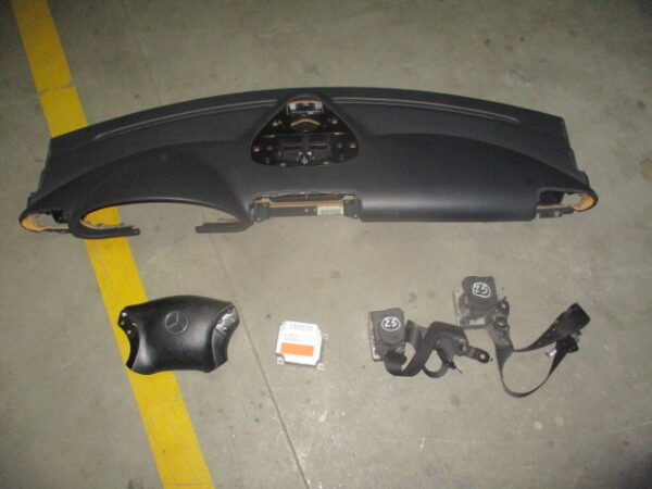 Kit Airbags MERCEDES W203 2001 C200 CDI 115CV 4P CINZA PRETO