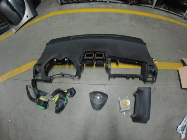 Kit Airbags TOYOTA AURIS 1 FASE 1 2007 1.6I 125CV 5P PRETO PRETO